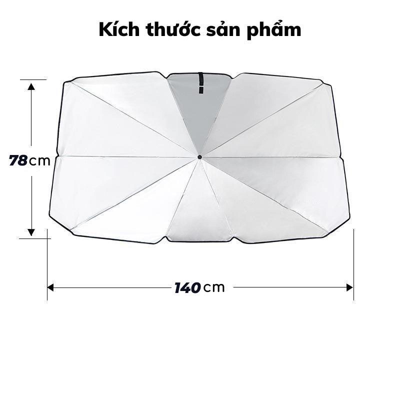 Ô che nắng kính lái ô tô chống nóng và bảo vệ taplo xe S056