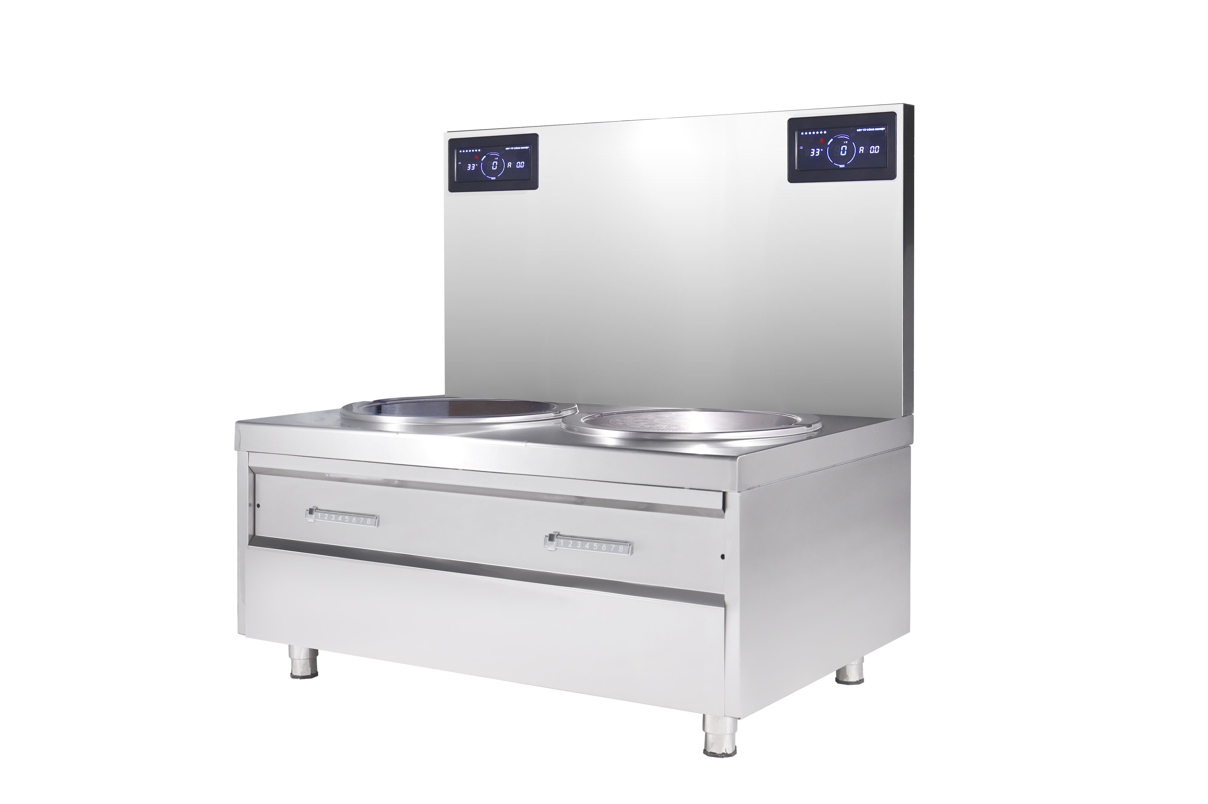 [CỬA HÀNG CHÍNH HÃNG] Bếp từ công nghiệp đôi 15KWx2 mặt phẳng Viner