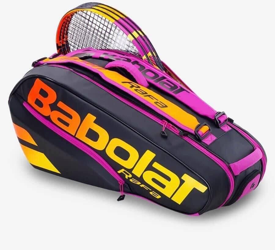Túi Tennis Babolat Pure Aero Rafa RH6 – Black/ Orange/ Purple