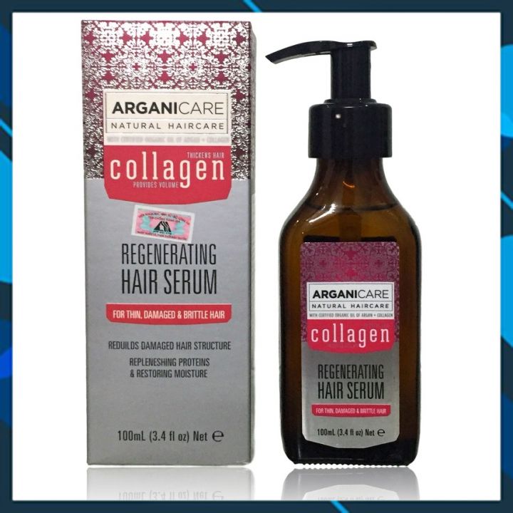 Tinh dầu ARGANICARE COLLAGEN HAIR SERUM 100ml ISRAEL