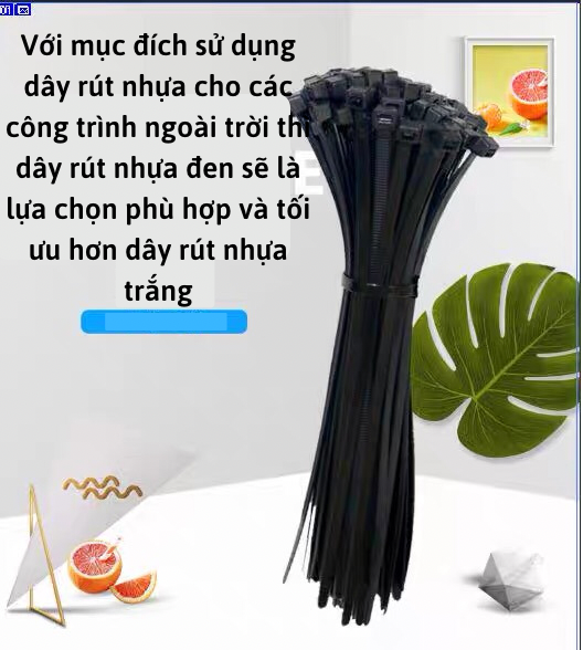 Combo 100c dây rút nhựa đen trắng, dây thít nhựa túi 100c đủ kích thước, rút nhựa, dây thít nhựa đen, dây rút nhựa 30cm, thít nhựa, dây gút nhựa, dây rút,  dây rút 30cm, lạt nhựa, dây lạt nhựa, dây rút trắng, dây lạt nhựa đen