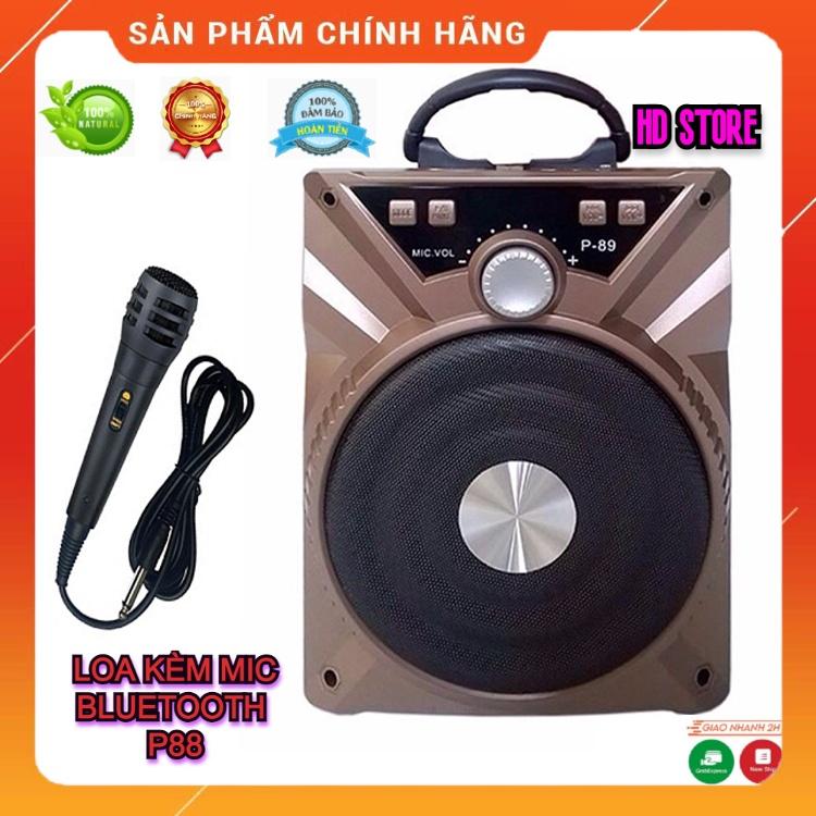 Loa Kéo Karaoke Bluetooth P88 Âm Thanh Cực Đỉnh, Pin Sạc Tiện Lợi- Tặng Micro Hát Cực Hay, Thiết Kế Gọn Nhẹ Tiện Lợi.