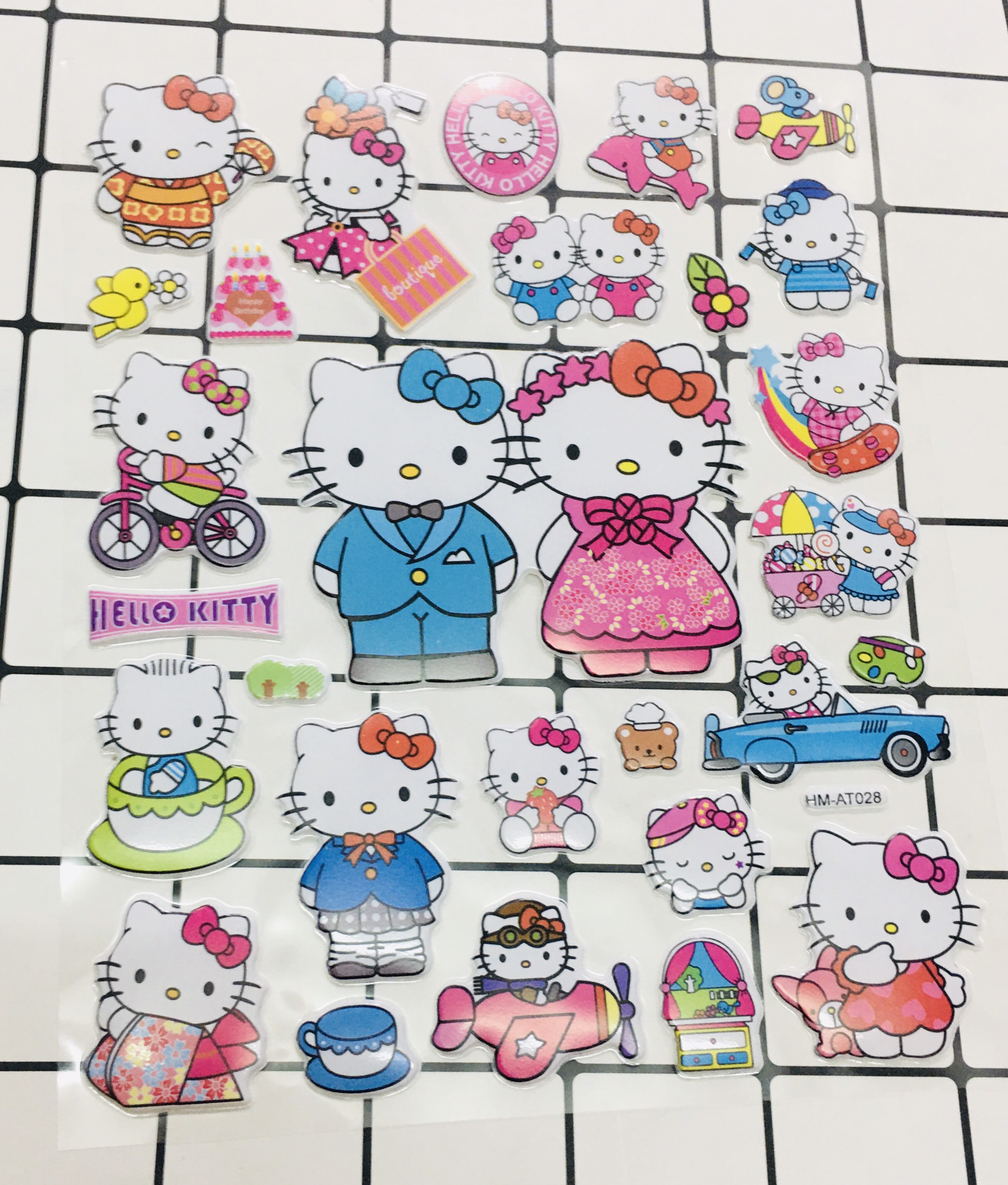 Set 2 bảng Sticker hình dán