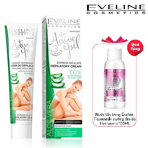 Kem Tẩy Lông Chiết Xuất Lô Hội Dành Cho Da Nhạy Cảm ACTIVE EPIL EVELINE