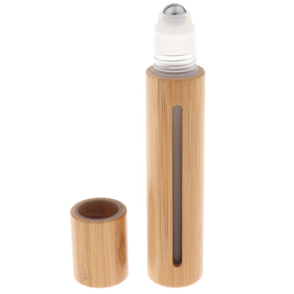 Portable Essential Oil Roller Bottle Case Holder, Refillable Perfume Lotion Roller Bottle, 15ml