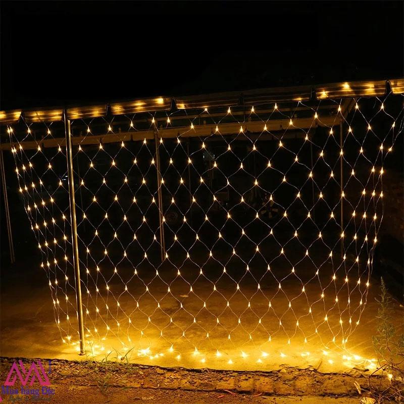 Đèn Trang Trí Đèn led trang trí lưới đánh cá cắm điện 3 x 2 mét