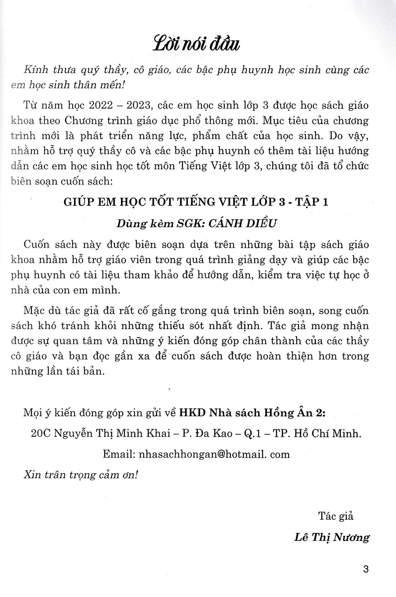 Giúp Em Học Tốt Tiếng Việt Lớp 3 - Tập 1 _HA