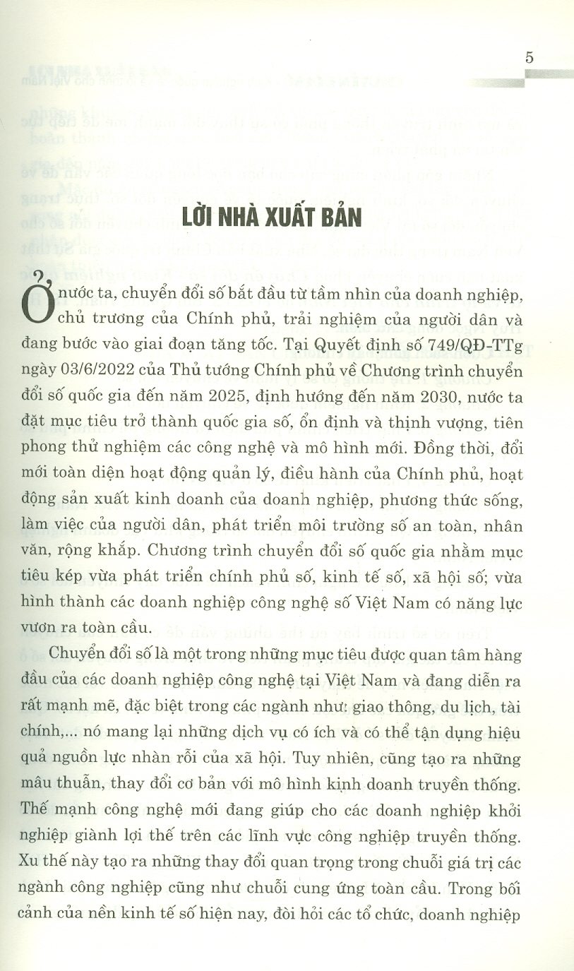 CHUYỂN ĐỔI SỐ - KINH NGHIỆM VÀ LỘ TRÌNH CHO VIỆT NAM