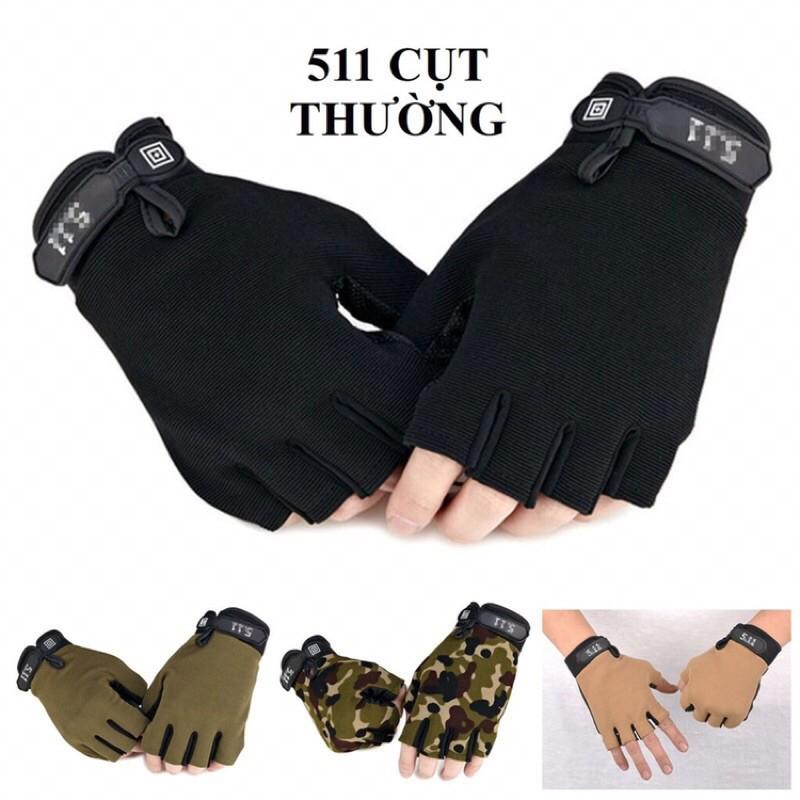 Găng tay 5.11 hở ngón đi xe máy, phượt, đi câu tiện lợi đồ câu FISHING_HD