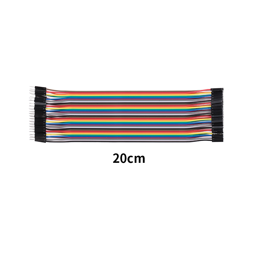 Dây Cáp BreaDBoard Jumper Dupont Nam Sang Nữ Cho Cáp Arduino 40pin 20cm, Nhiều Màu