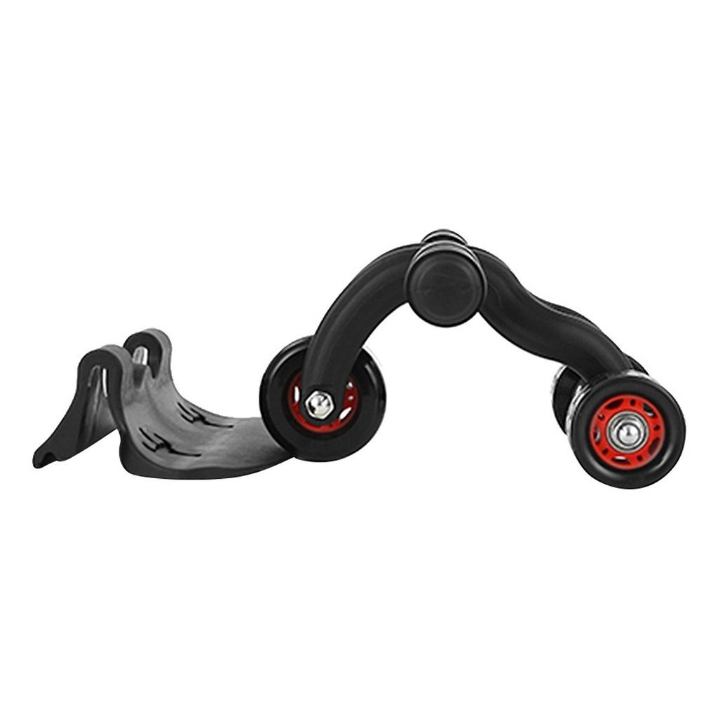 Con lăn tập cơ bụng 3 bánh AB Roller and Push Up Bar màu đen