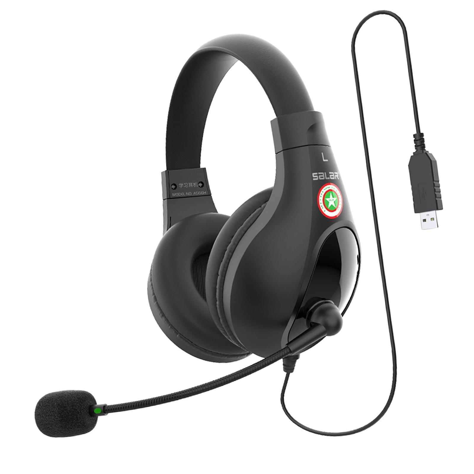 Student Headphones with Micophone Adjustable Comfortable Headset for School