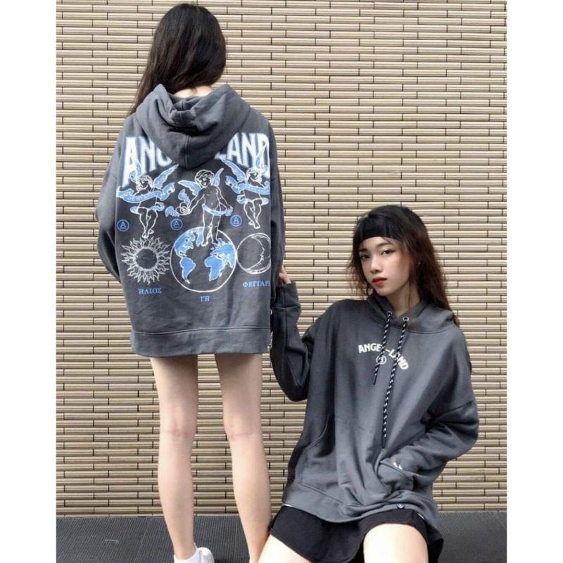 Áo hoodie unisex bộ xương form rộng chất nỉ ngoại cao cấp, mẫu áo sweater có nón 2 lớp thời trang đi chơi