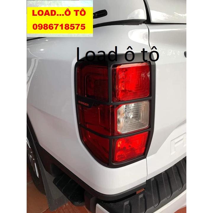 Bộ Ốp Viền Đèn Pha Hậu Xe Ford Ranger 2023 Bản XLS, XLT Màu Đen Cao Cấp