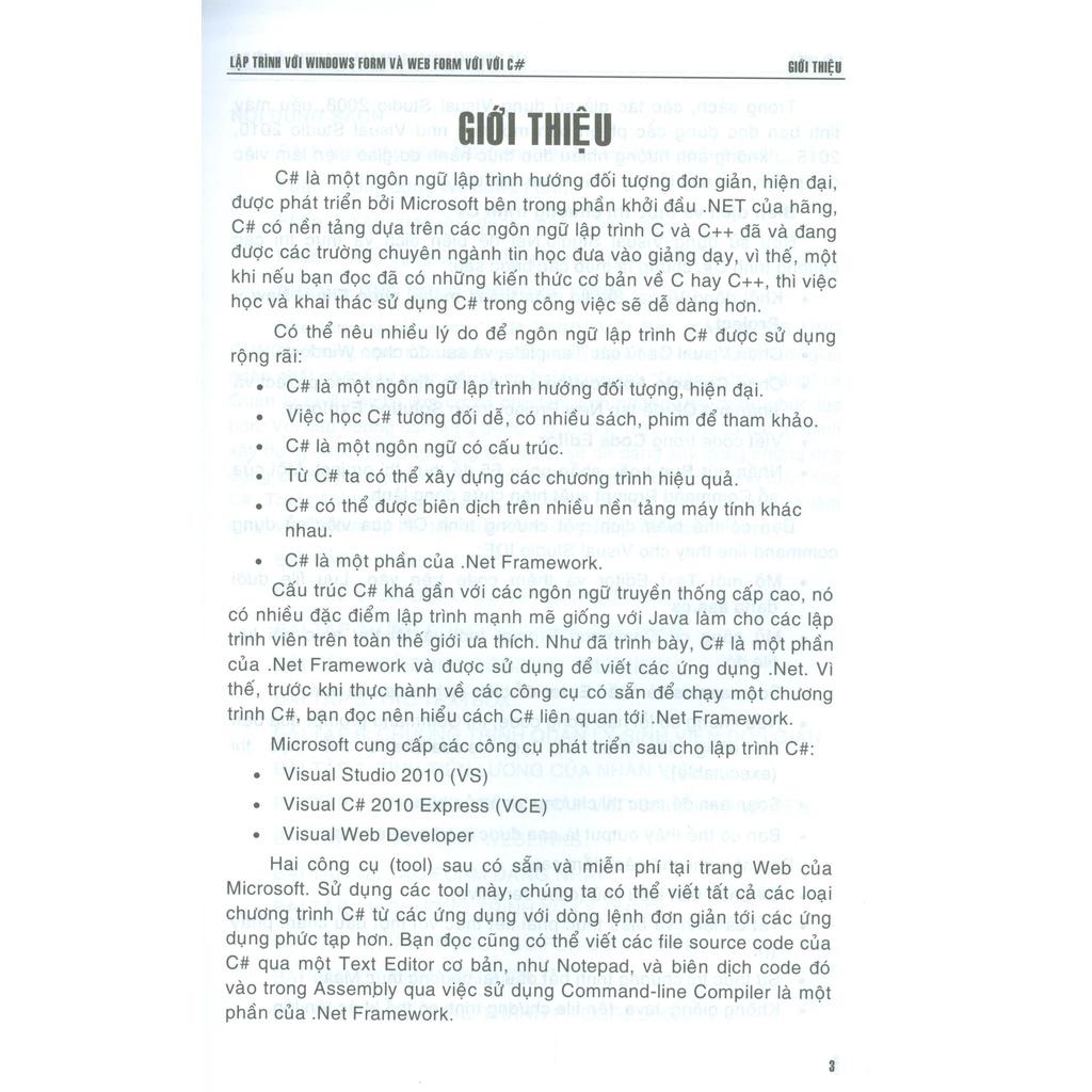 Lập Trình Windows Form Và Web Form Với C#