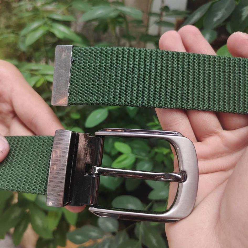 Thắt Lưng Nam - Dây Nịt Nam Vải Dù Siêu Bền Xỏ Lỗ Đóng Khoen, Phong Cách Lính Phù Hợp Với Mọi Lứa Tuổi