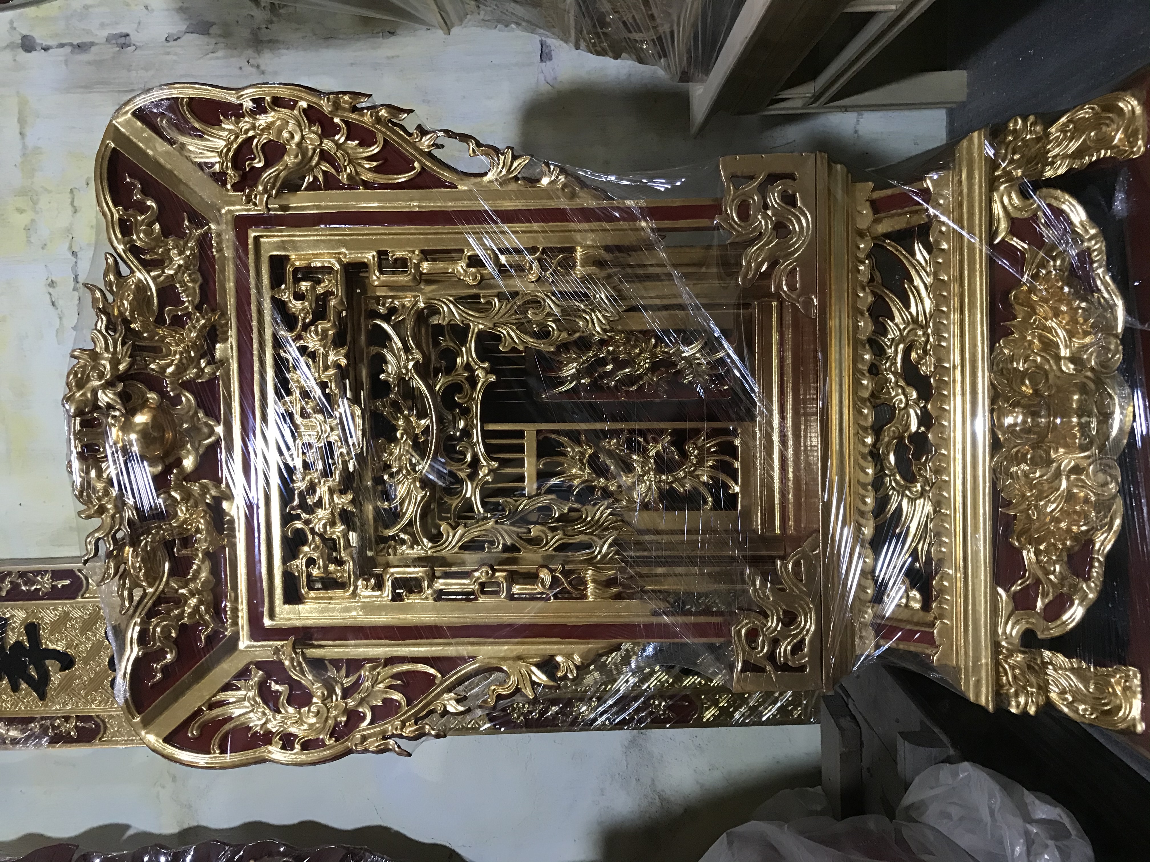 khám thờ gia tiên - Sơn Son cao 81,Cao 81