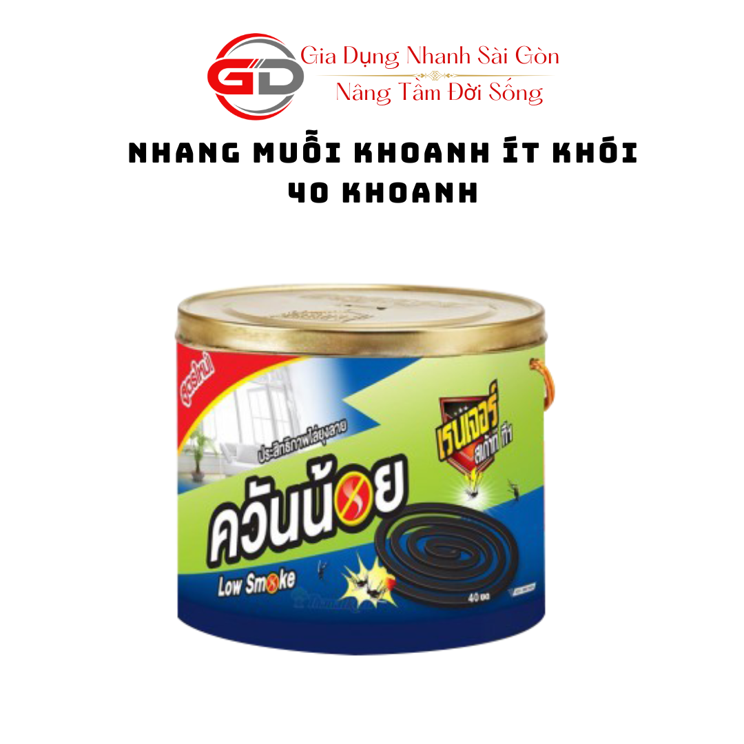 Nhang Muỗi Thái Lan Ranger Hộp 40 Khoanh Ít Khói , An Toàn Cho Gia Đình ( Mua 4 Tặng 1 )