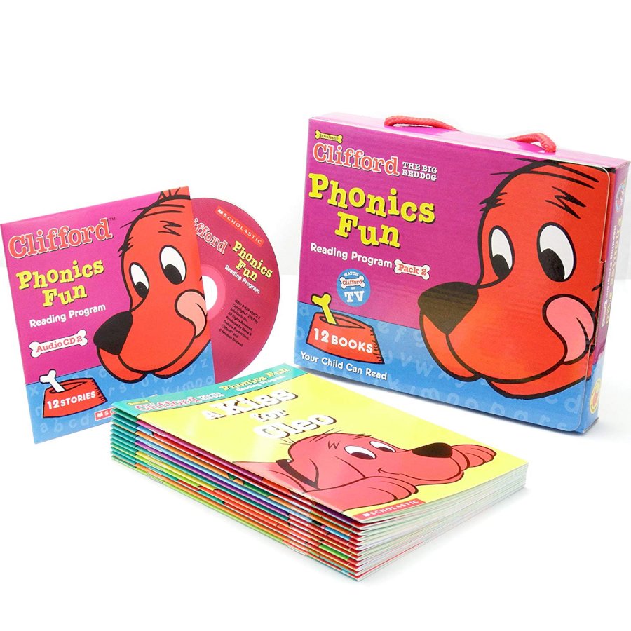 [Hàng thanh lý miễn đổi trả] Clifford Phonics Fun Pack 2 (W/CD)