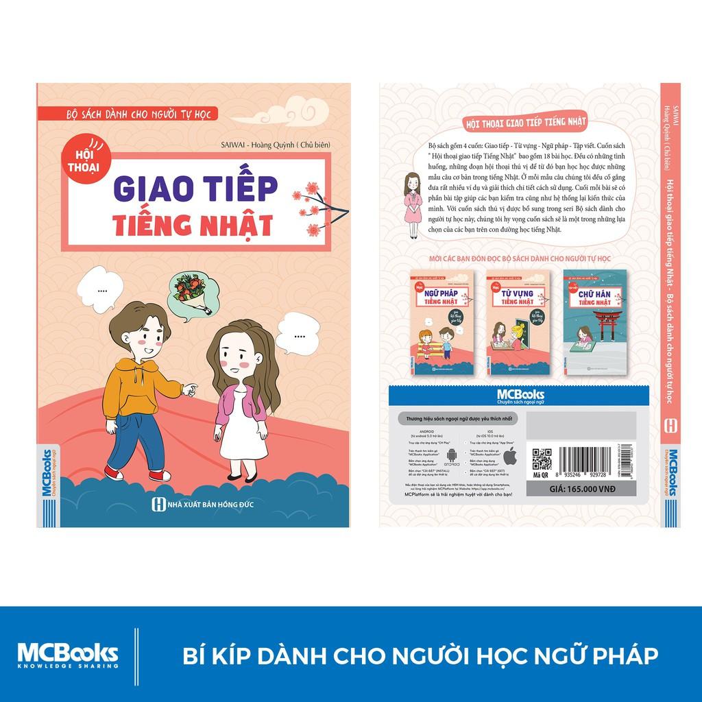 Sách - Hội Thoại Giao Tiếp Tiếng Nhật Dành Cho Người Tự Học