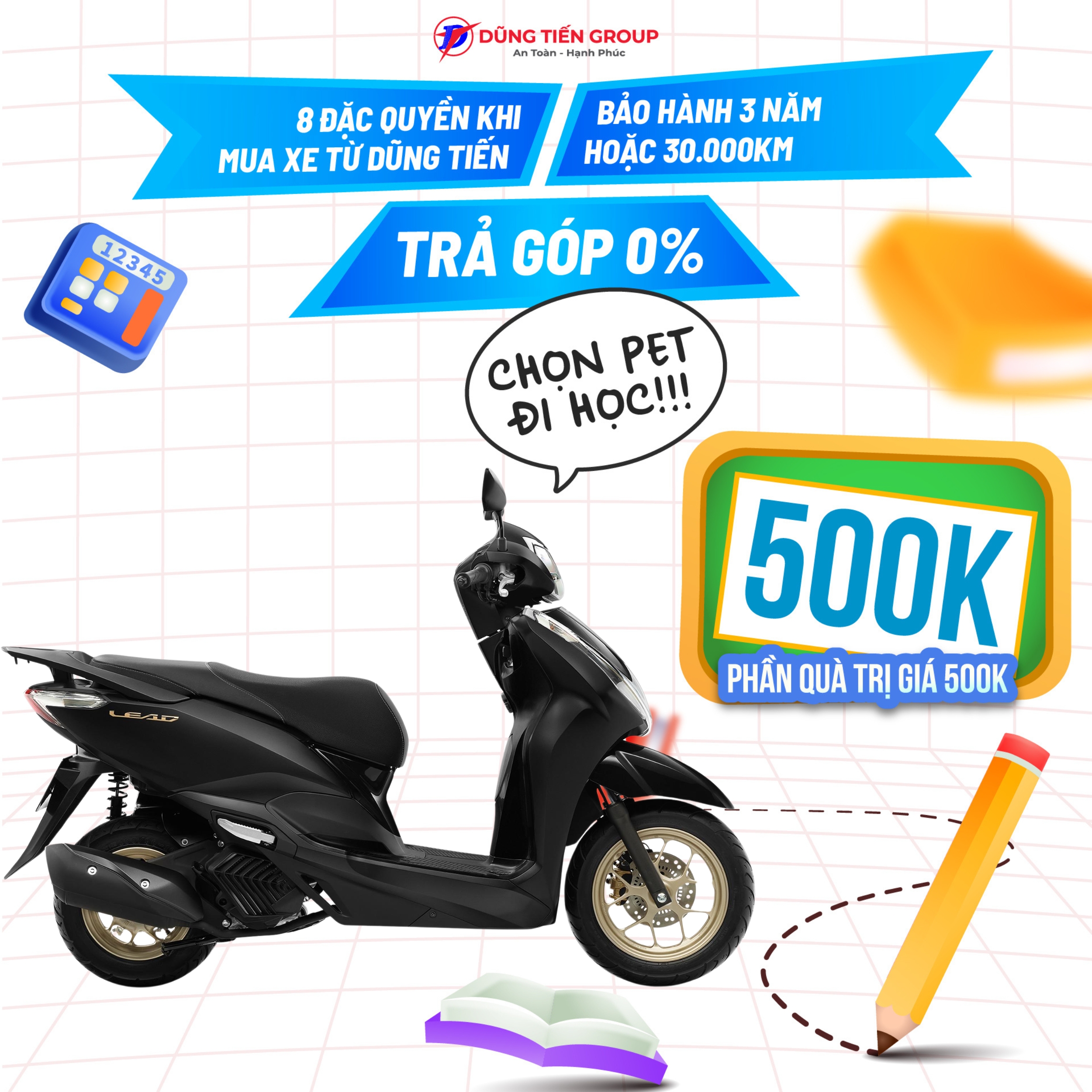 Xe Máy Honda LEAD 125cc 2025 - Phiên Bản Đặc Biệt