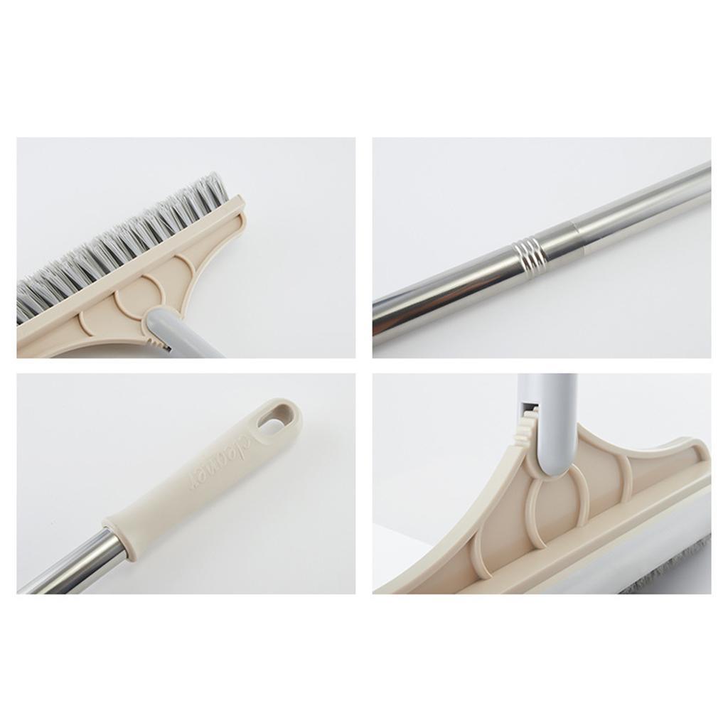 3Pcs Floor Brush Ground Joint Brush Wall Cleaning Long Tile Tub
