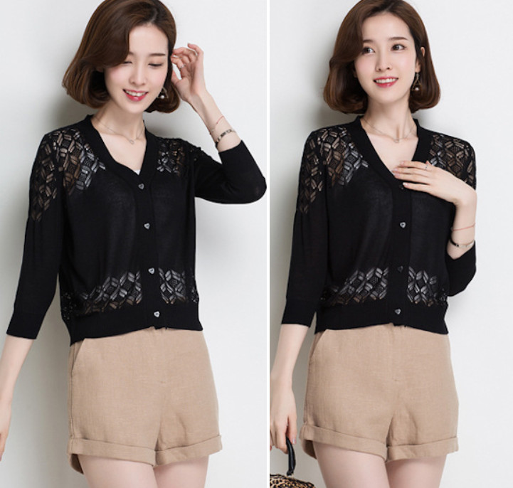 Áo Cardigan Nữ Duyên Dáng ALN040 MayHomes Áo Khoác Kiểu Nhẹ Và Cute