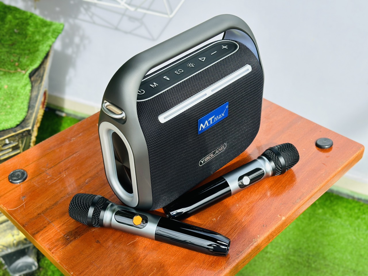 HÀNG CHÍNH HÃNG | Loa Xách Tay YIBOLANG F2 Pro - Công Suất 160W, Âm Thanh Đánh Cực Khủng, Tặng Kèm 2 Micro Không Dây Và Phụ Kiện Dây Đeo Chéo, Bảo Hành 12 Tháng