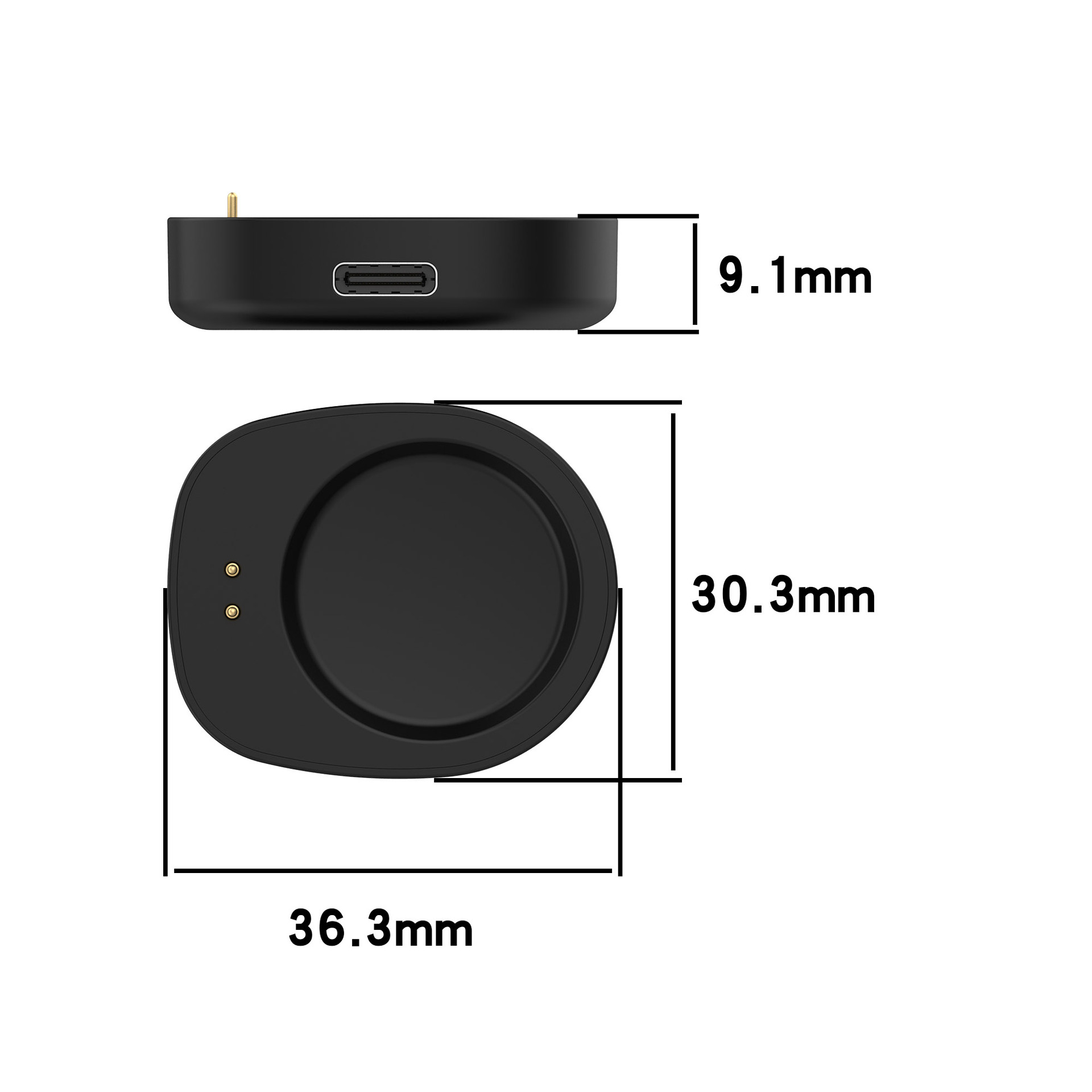 Dock Sạc Cho Amazfit Helio Strap / Amazfit Balance 2 - Hàng Chính Hãng