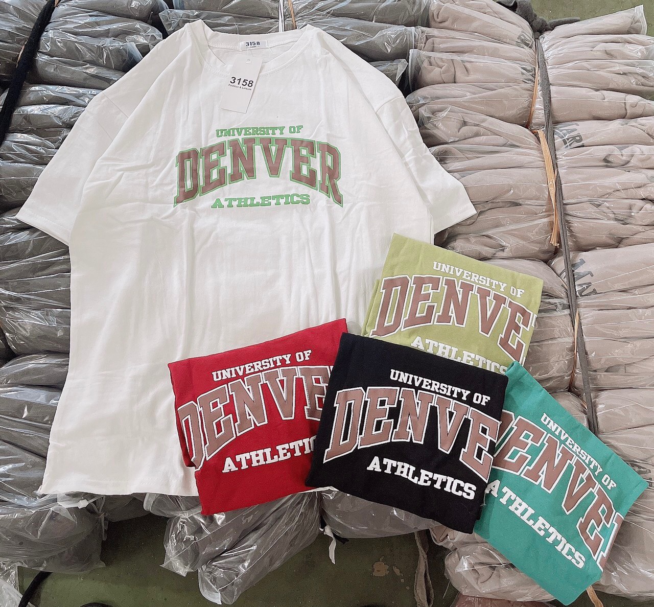 Áo Thun Tay Lỡ Cotton khô 3158 - Áo Phông Rộng Basic Unisex Nam Nữ