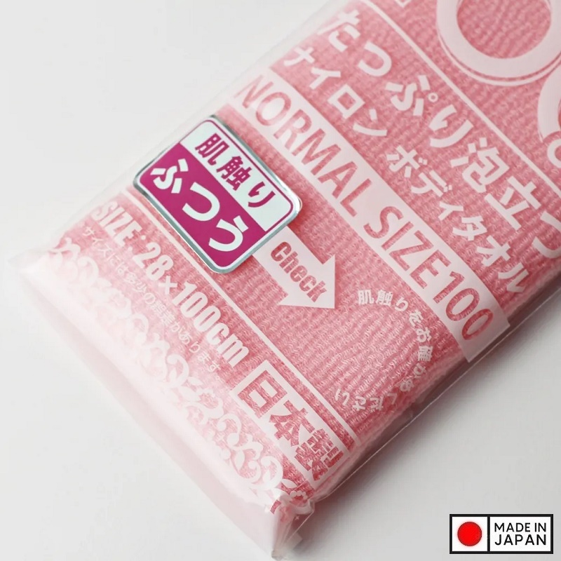 Khăn tắm tạo bọt Yokozuna Creation 28x100cm - Made in Japan