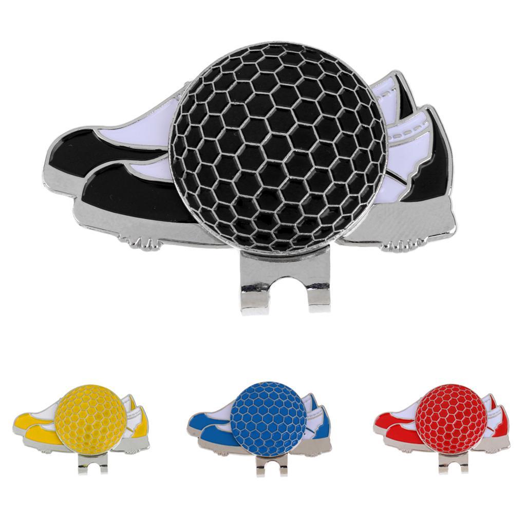 3x Shoe Design Golf Hat Clip with Ball Marker Golfer Gift NEW