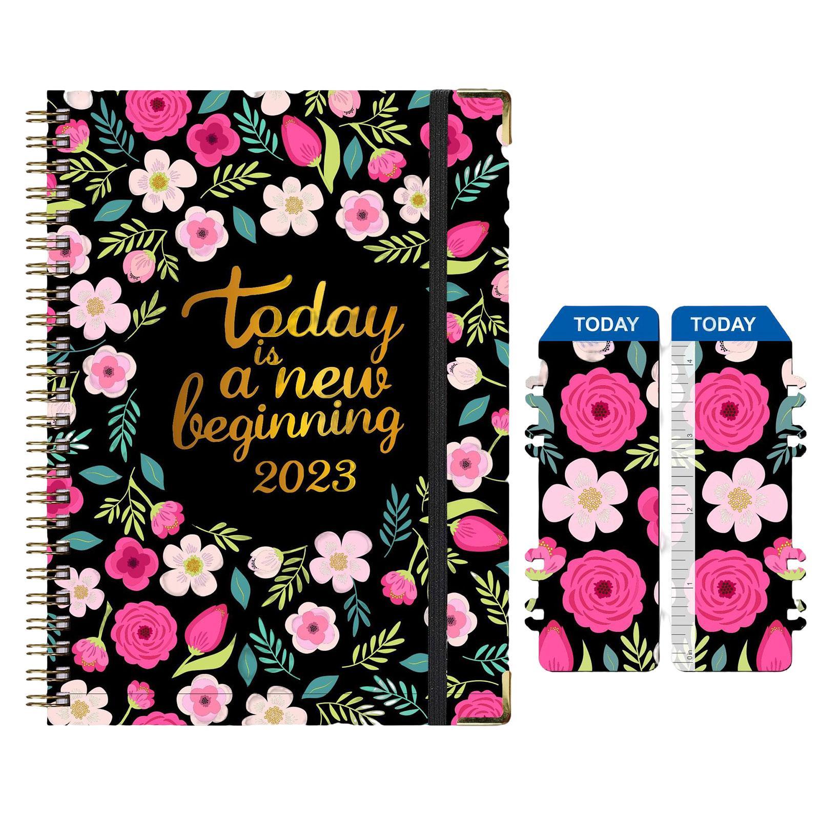Schedule Planner 71 Page with 2 Bookmarks Agenda 2023 Planner for School
