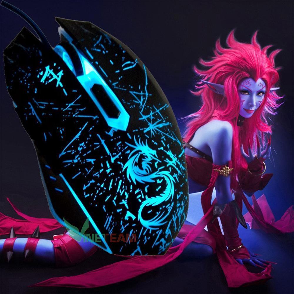 Chuột Led Có Dây Hình Rồng Dành Cho Các Game Thủ -dc4096