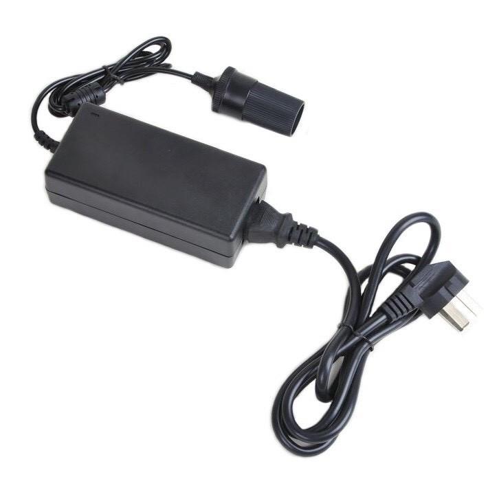 Adapter đổi nguồn từ 220VAC sang 12VDC-5A-60W cắm tẩu châm thuốc ô tô