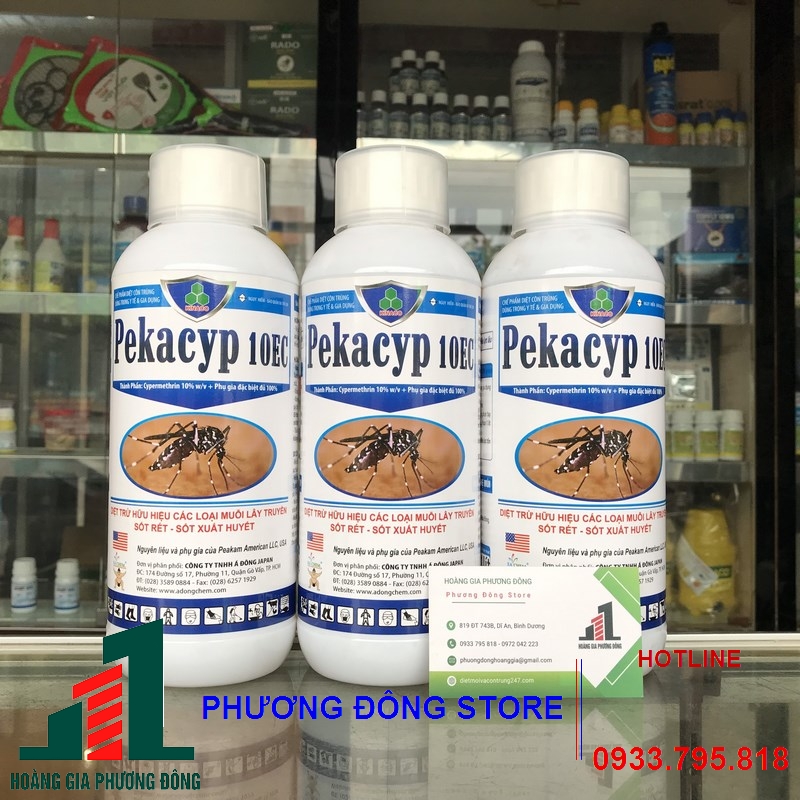 Thuốc diệt muỗi và côn trùng Pekacyp 10 EC