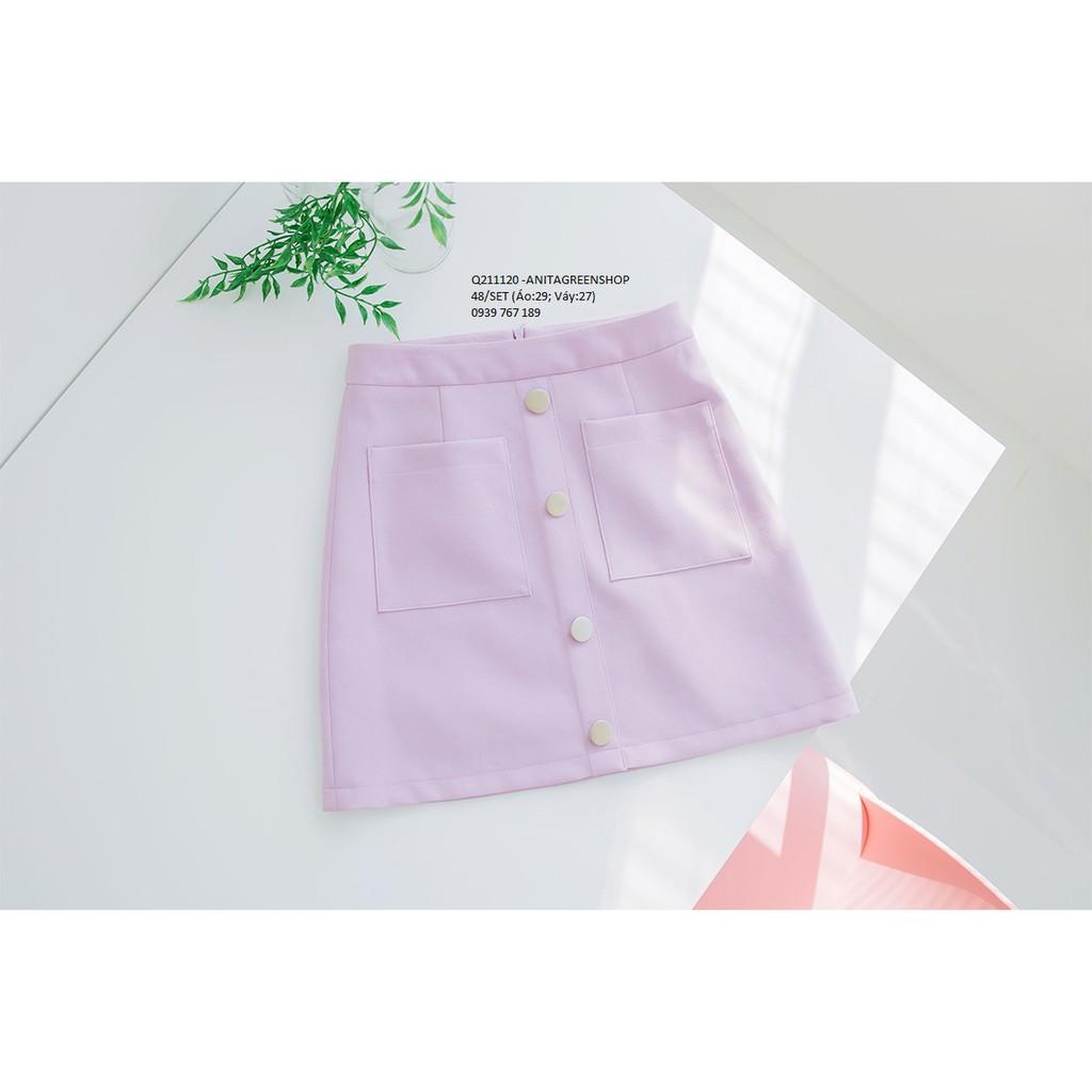 Q211120 SET ÁO VÀ CHÂN VÁY CÔNG SỞ