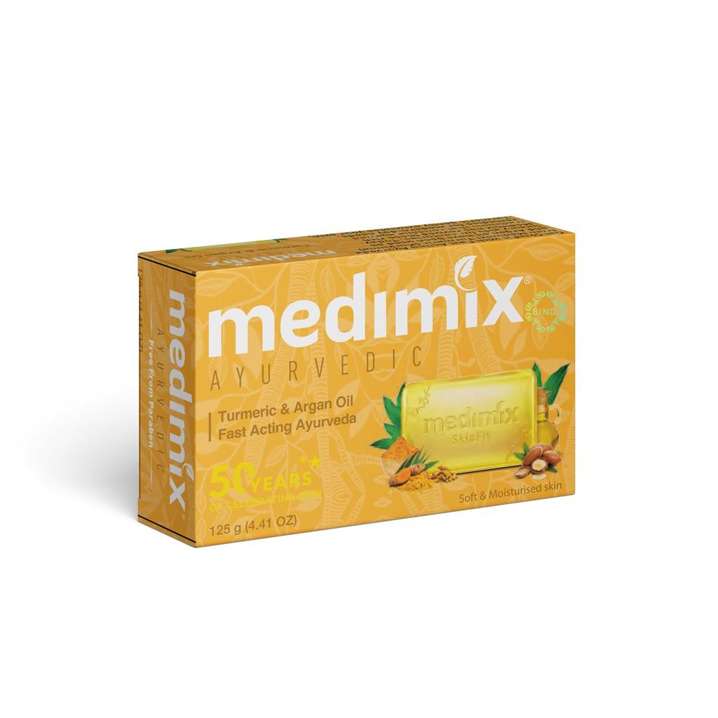 Set 2 Xà Phòng Medimix Nghệ &amp; Dầu Argan 125g/bánh