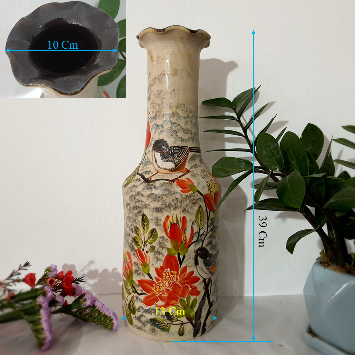 Bình hoa vuốt tay đọc bản H39