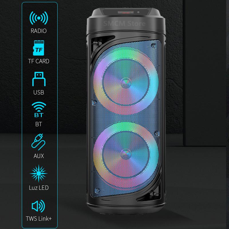 Công suất cao di động ngoài trời Party Bluetooth Loa không dây Subwater Subwater Color: 20W ZQS6112