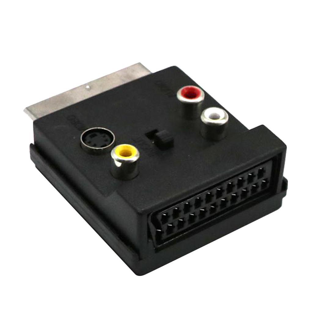 USB Male to 3 RCA + Scart to Scart S-Video 3 RCA Adaptor