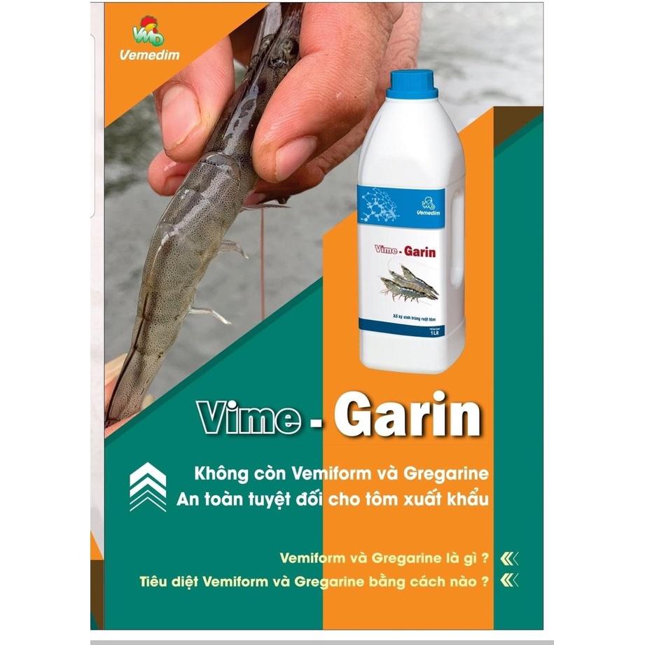 Vime Garin tôm - Phòng và trị ký sinh trùng cho tôm , chai 1 lit