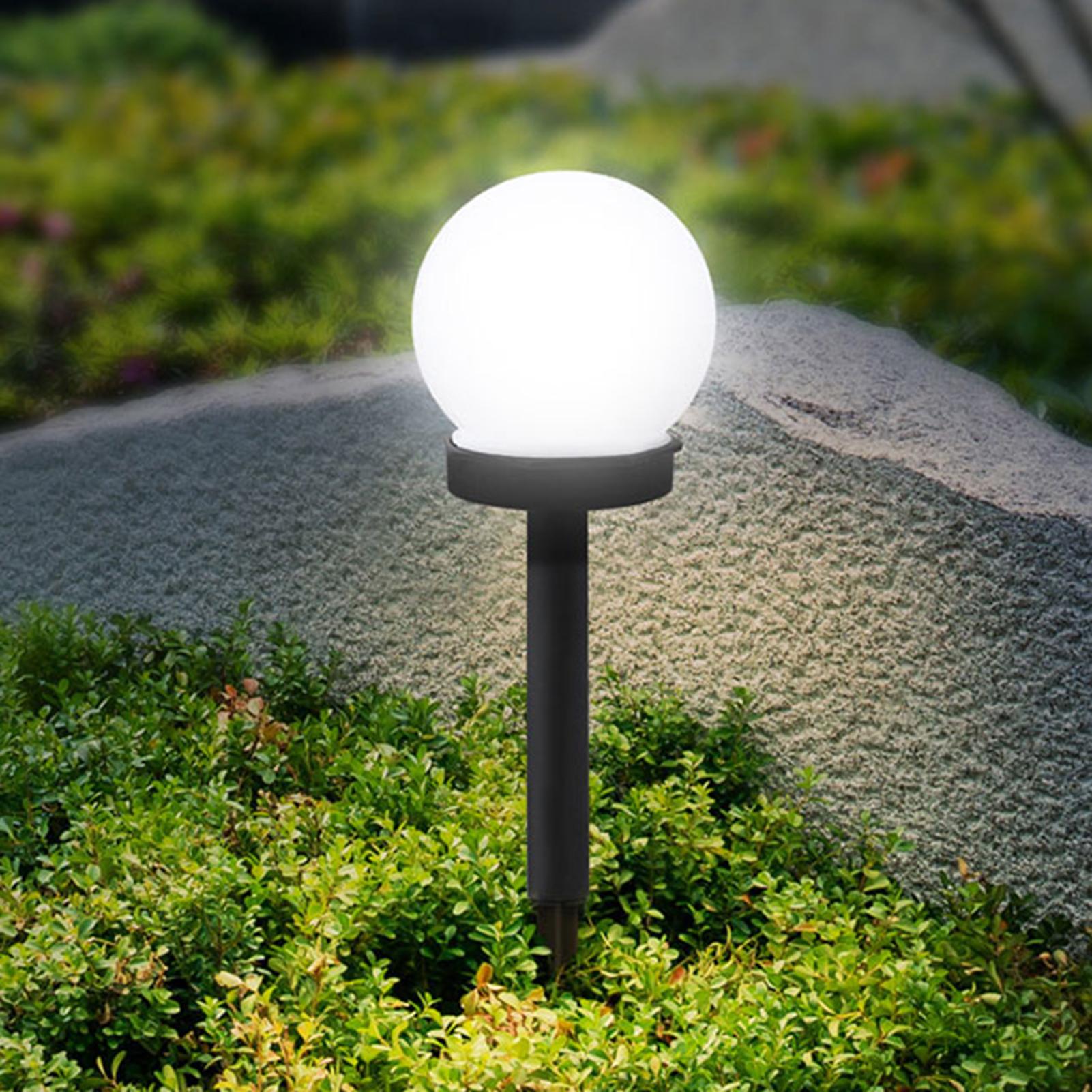 2 Bóng đèn LED năng lượng mặt trời, cảm ứng chuyển động, chống nước, cắm ngoài sân vườn