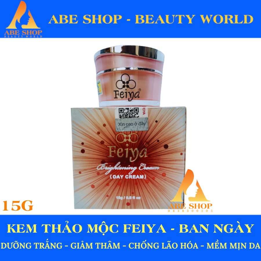 KEM FEIYA THẢO MỘC - CHĂM SÓC DA NHẠY CẢM - NUÔI DƯỠNG TẾ BÀO DA - BRIGHTENING CREAM 15G