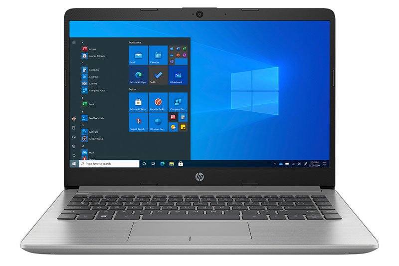 Laptop HP 240 G9 (6L273PA)/ Silver/ Intel Core i5-1240P (upto 4.4Ghz, 12MB)/ RAM 8GB/ 256GB SSD/ Intel Iris Xe Graphics/ 14inch FHD/ Win 11H -  Hàng Chính Hãng