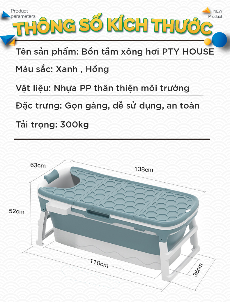 Compo Bồn Tắm Gấp Gọn Cho Người Lớn - Kích Thước 136cm - Màu Hồng Kèm Máy Xông Hơi Z1000 Cao Cấp - Tặng Gối Tựa và 1 Chai Tinh Dầu 10ML