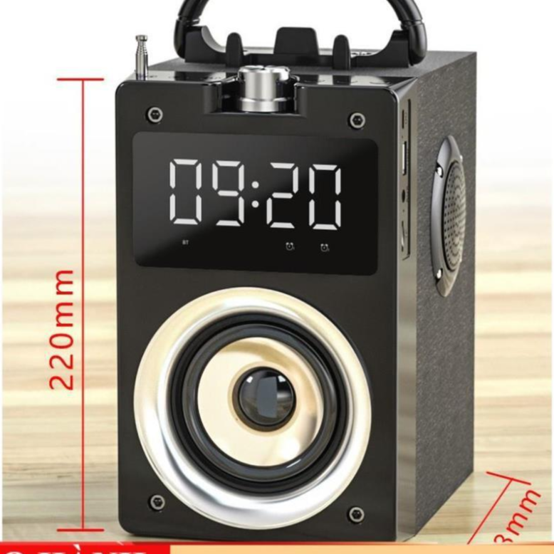 Loa bluetooth Siêu Bass, Siêu Trầm, Màn hình Led tràn viền