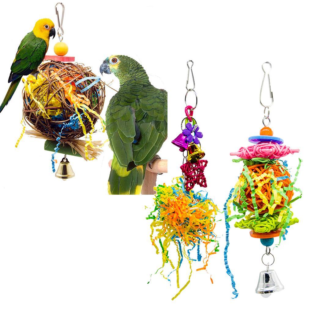 Bird Chewing Toy for Bird Parrot Budgie Cockatiel Parakeet Cage Toy