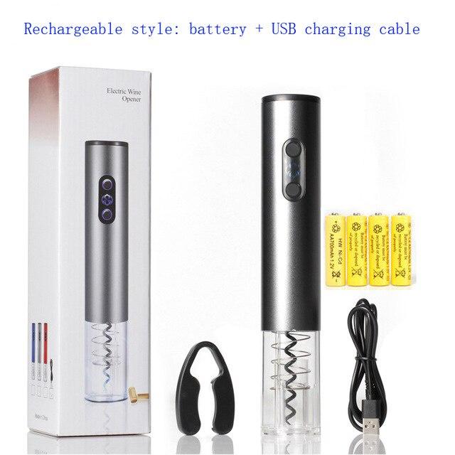 Electric Wine Automatic Bottle Opener Portable Bottle Open Household Foil Cutter Electric Wine Opener Kichen Accessories