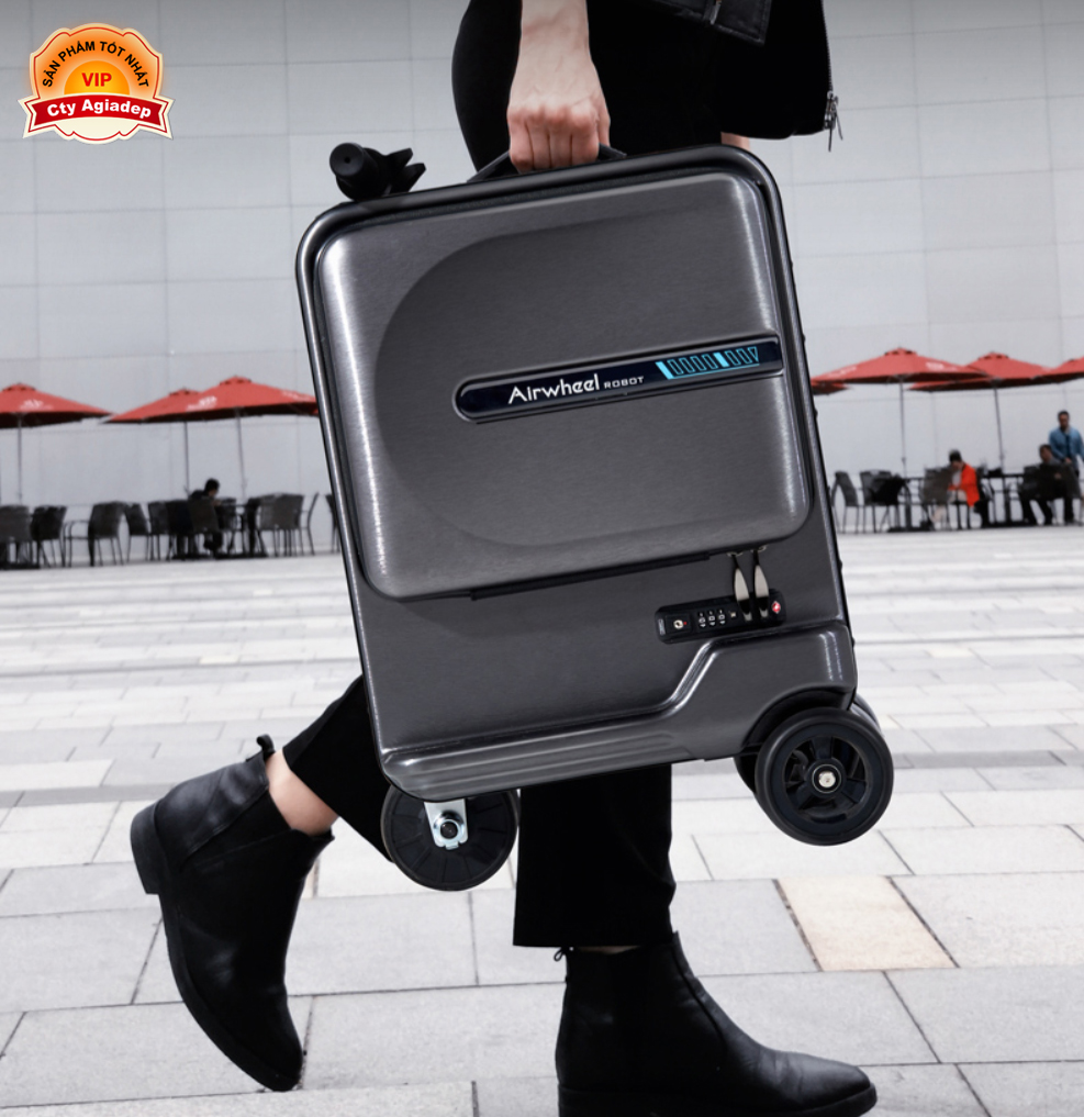 Vali điện Airwheel USA lái được giới của showbiz nhà giàu thông minh